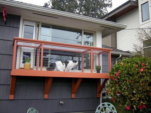 Window box catio — balcony mount enclosure