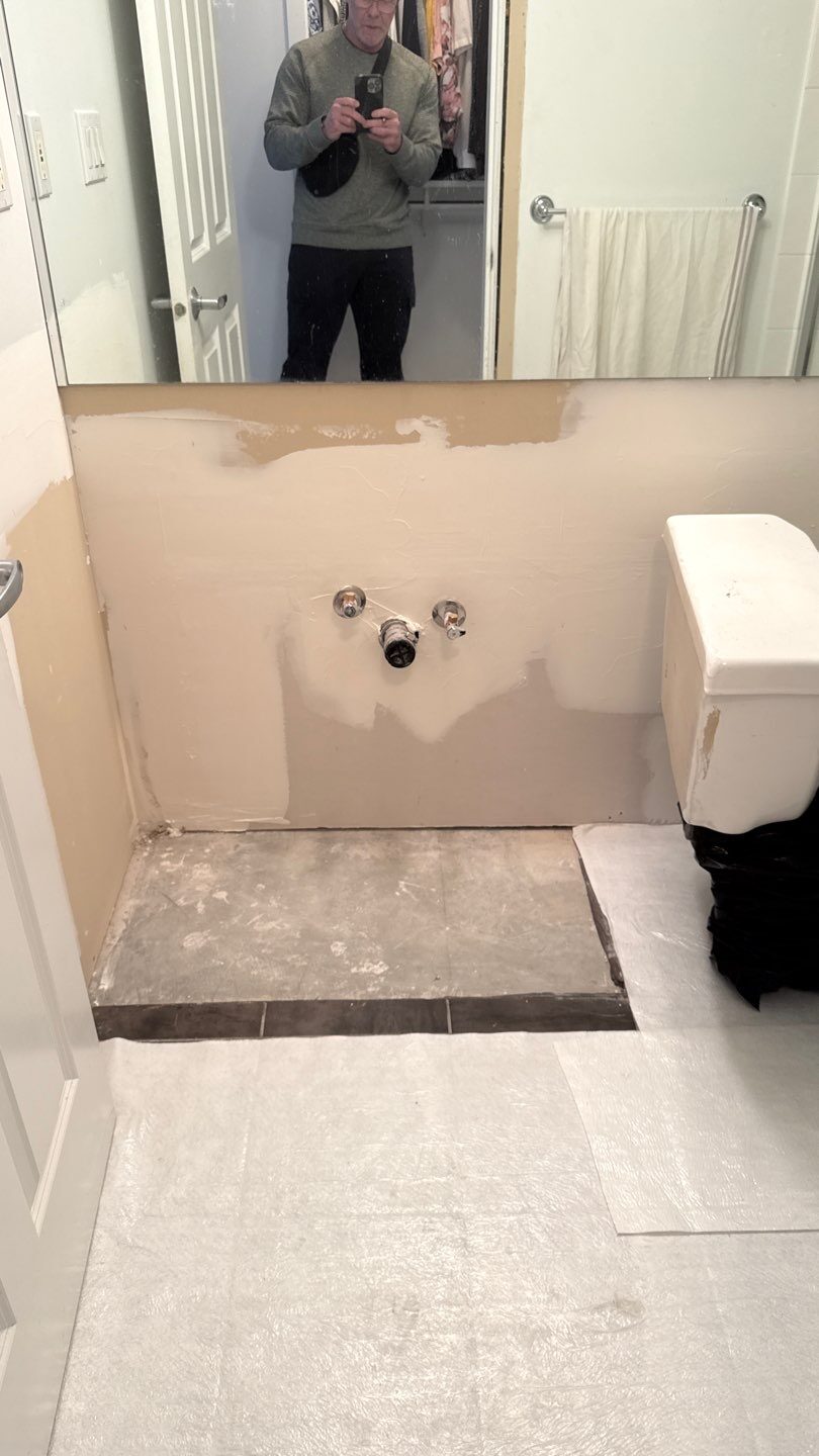 Replacement vanity with cultured marble top — Guildford Way, Port Moody, BC