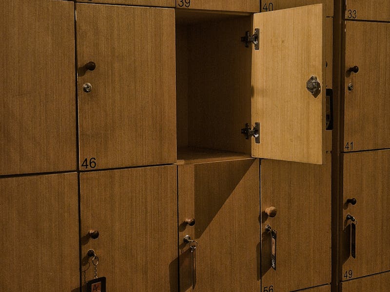 The Hendrix — vented athletic lockers for gyms and studios