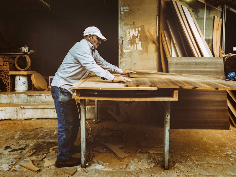 Armstrong Custom Cabinets shop — lockers being built in Surrey, BC