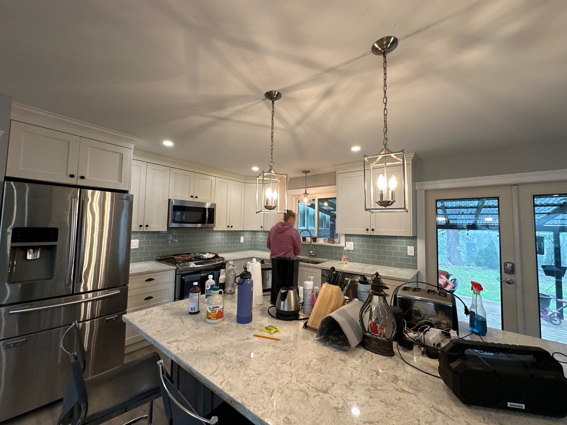 Insurance kitchen restoration — 217 St, Maple Ridge, BC