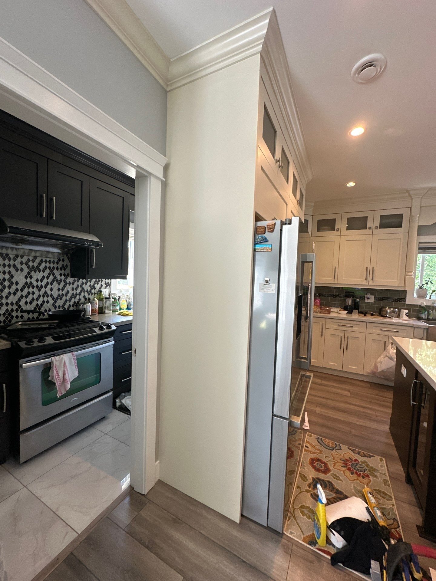 Insurance kitchen restoration — Galway Cres, Surrey, BC