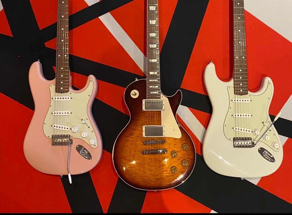 Richard Armstrong's custom guitar builds — the precision that carried into cabinetry