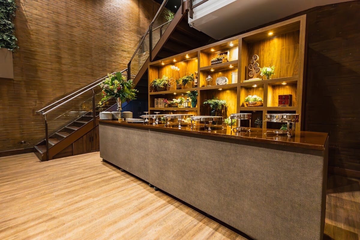 Commercial millwork interior