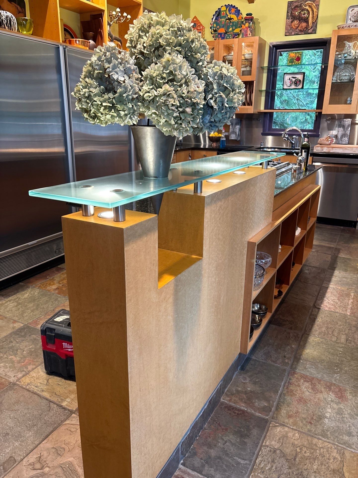 Kitchen cabinet restoration — Strathcona Rd, North Vancouver